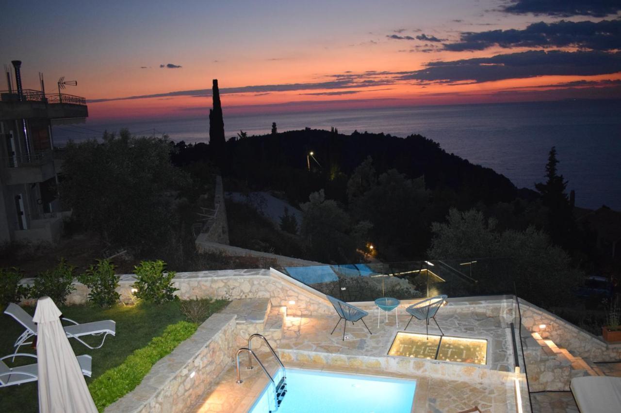 Villa Thetis With Private Pool Where The Sunsets Fade Away Agios Nikitas Exterior photo